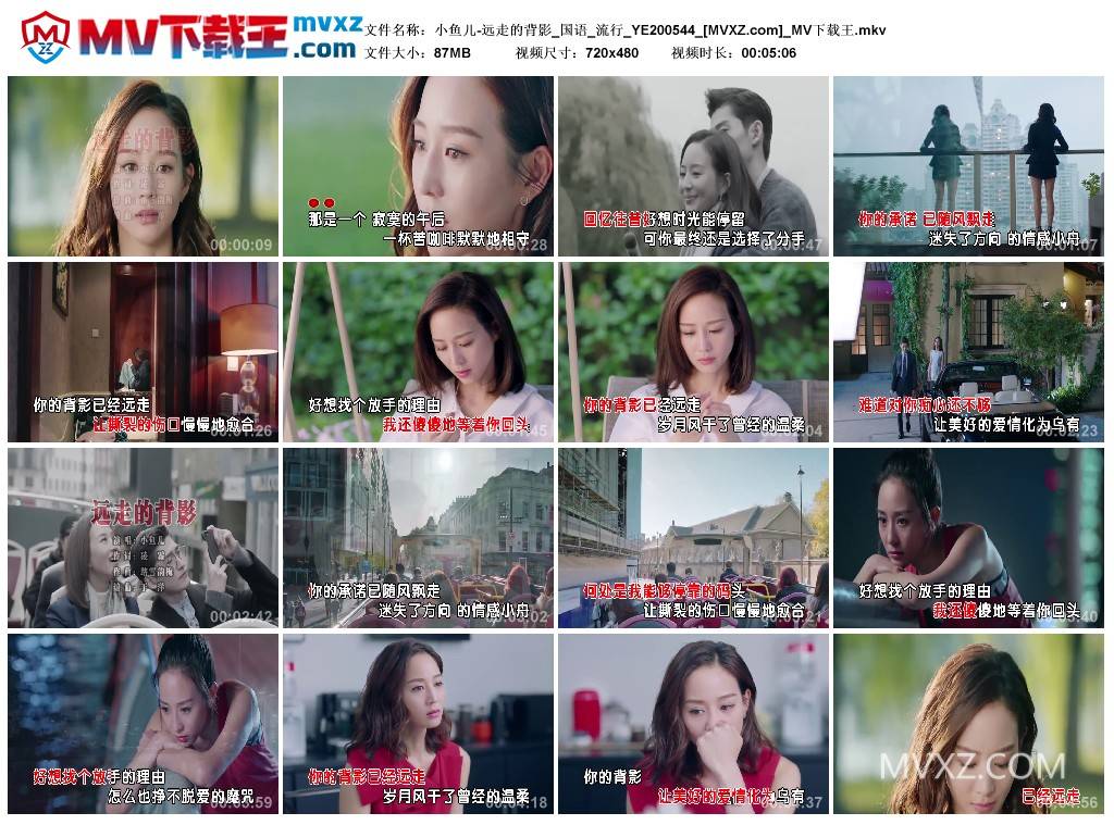 小鱼儿-远走的背影_国语_流行_YE200544